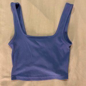 SHEIN Blue Crop Top Size Small